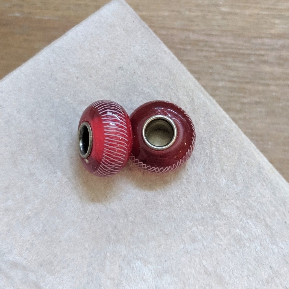 Red Charms compatible with Pandora